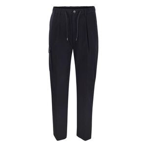 HERNO Men's Pleated Cargo Pants Men BLUE